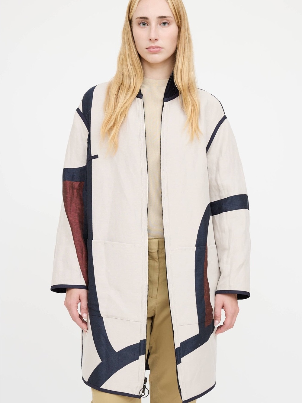 Akris Reversible Patterned Coat - Picture 5 of 15